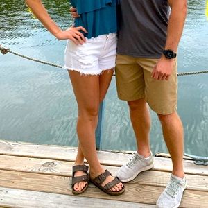 Juniors Indigo Rein white denim shorts